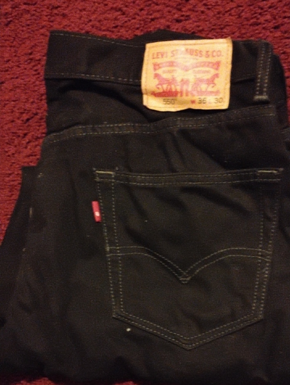 Levi's Men's Black Slim Straight Jeans